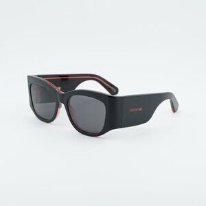 Dior DIORNUIT S1I 16A0 Sunglasses Black Square Frame, Smoke Lenses